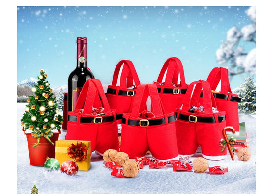 Santa’s Pants Christmas Candy Gift Bag