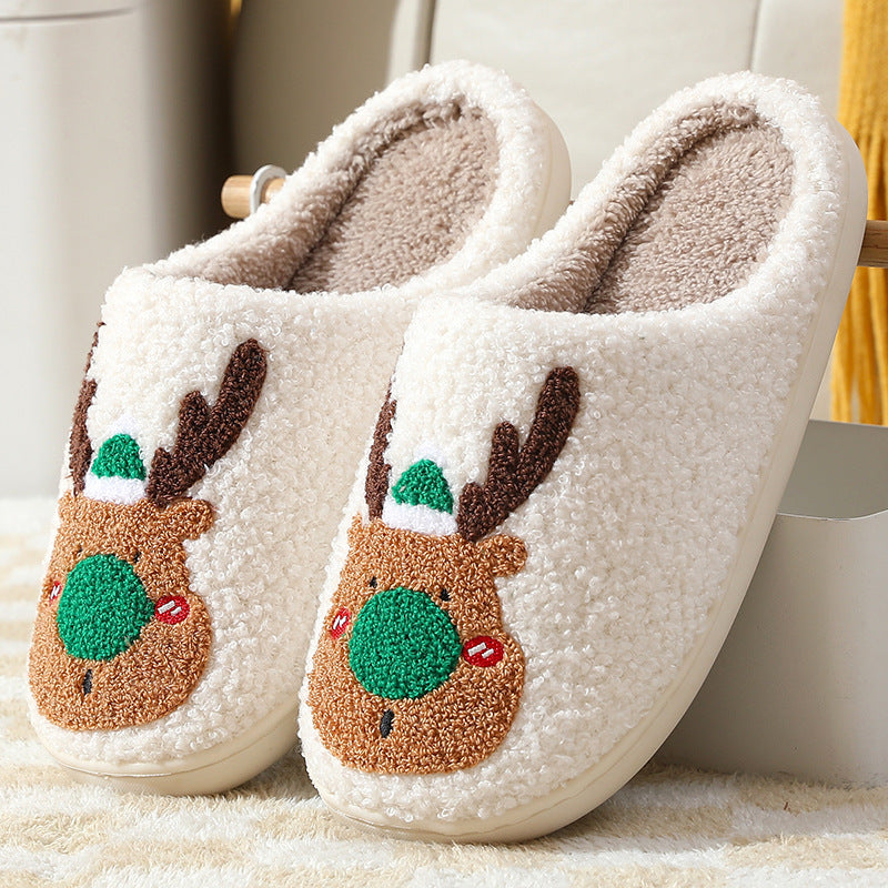 Christmas Plush Winter Home Slippers