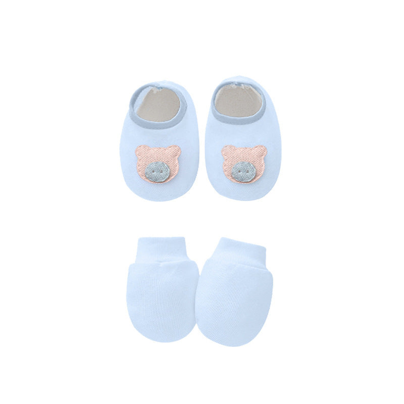 Baby Cotton Hat, Mittens & Baby Foot Cover