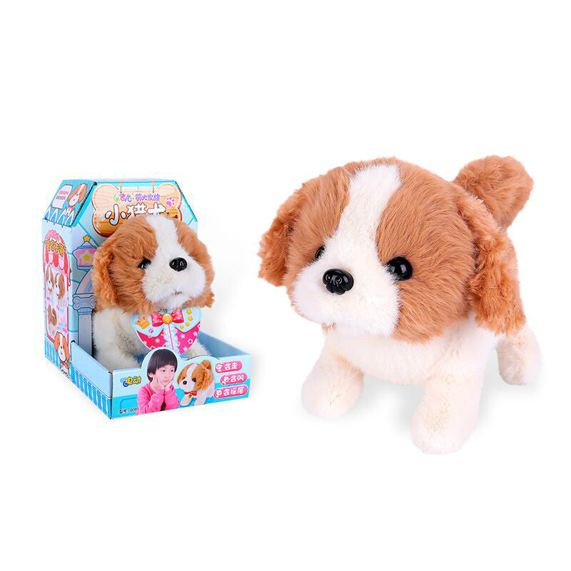 Electric pet plush dog