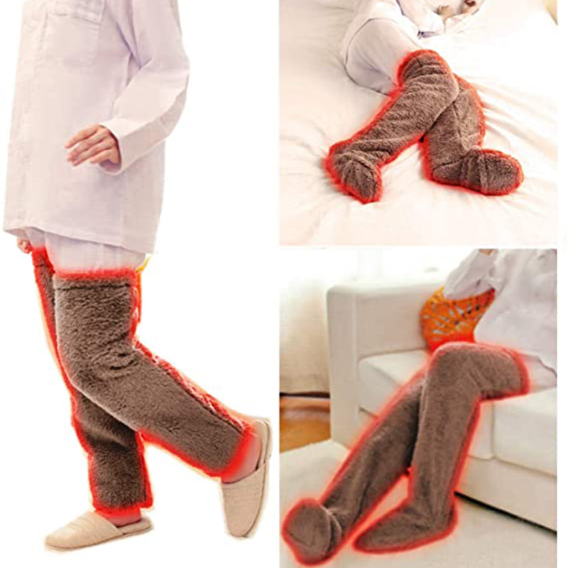 CozyKnee Plush Knee-High Winter Socks