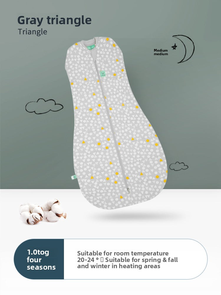 Anti-Startle Cotton Baby Swaddle Sleeping Bag