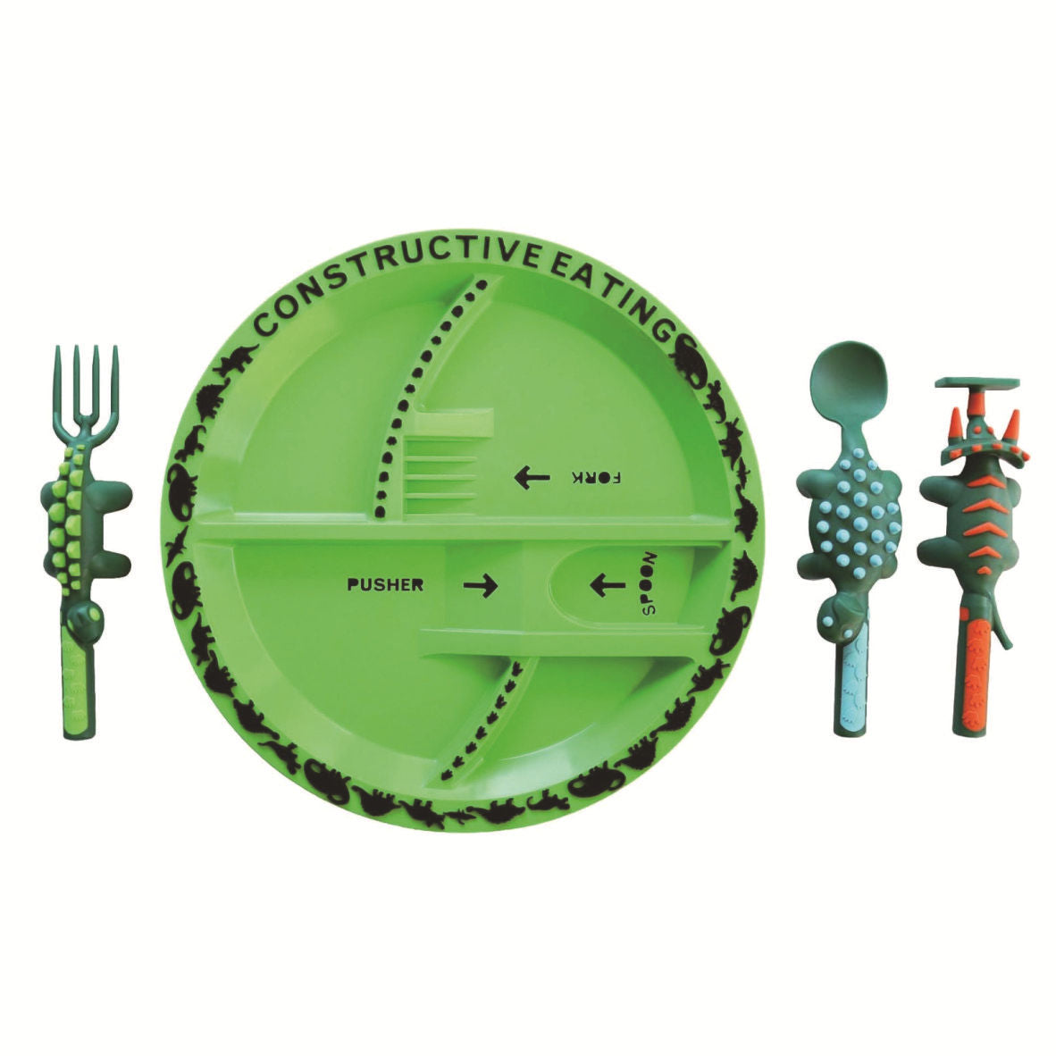 Construction Vehicle-Themed Tableware Set
