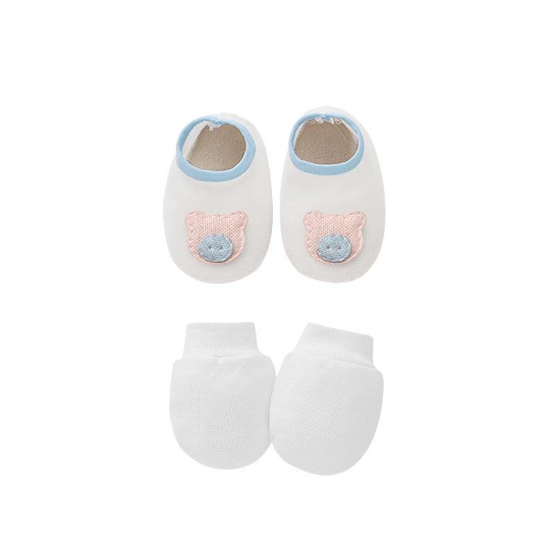 Baby Cotton Hat, Mittens & Baby Foot Cover
