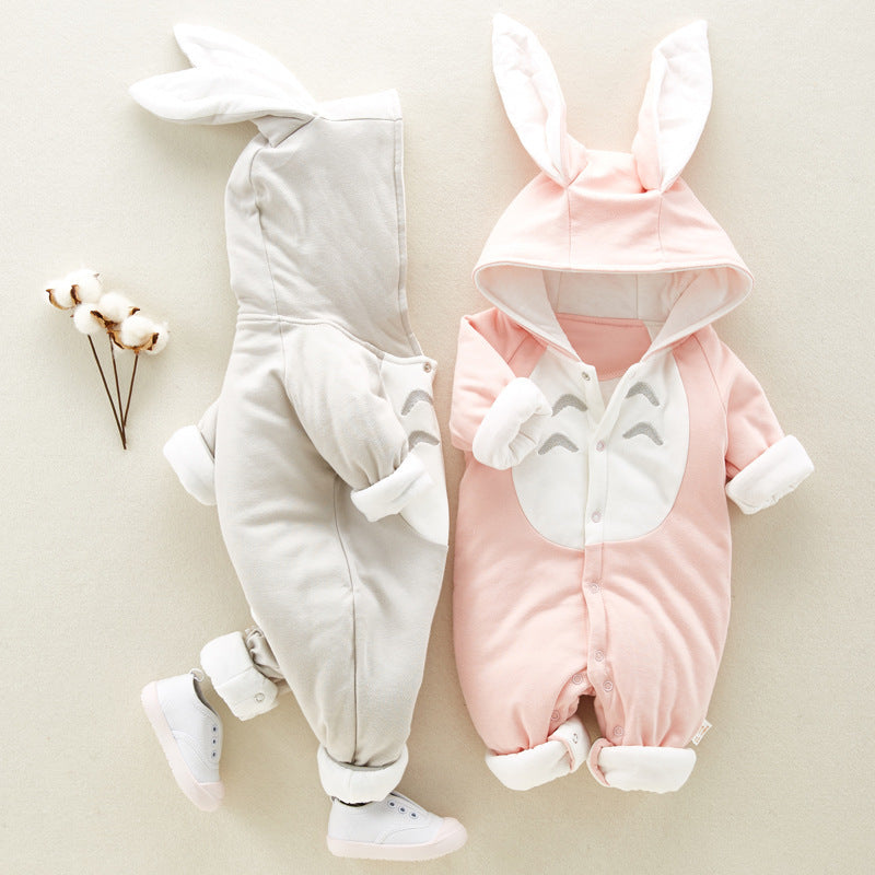 Baby jumpsuit baby romper with Adorable Bunny Ears