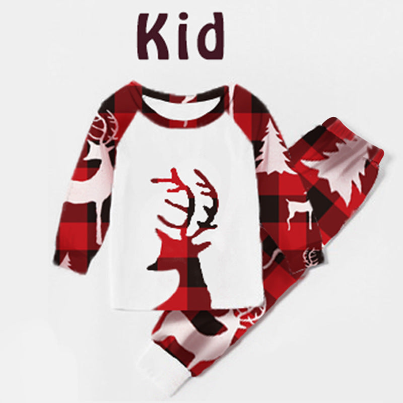 Holiday Harmony Deer Print Matching Sleepwear