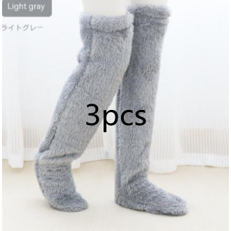 CozyKnee Plush Knee-High Winter Socks