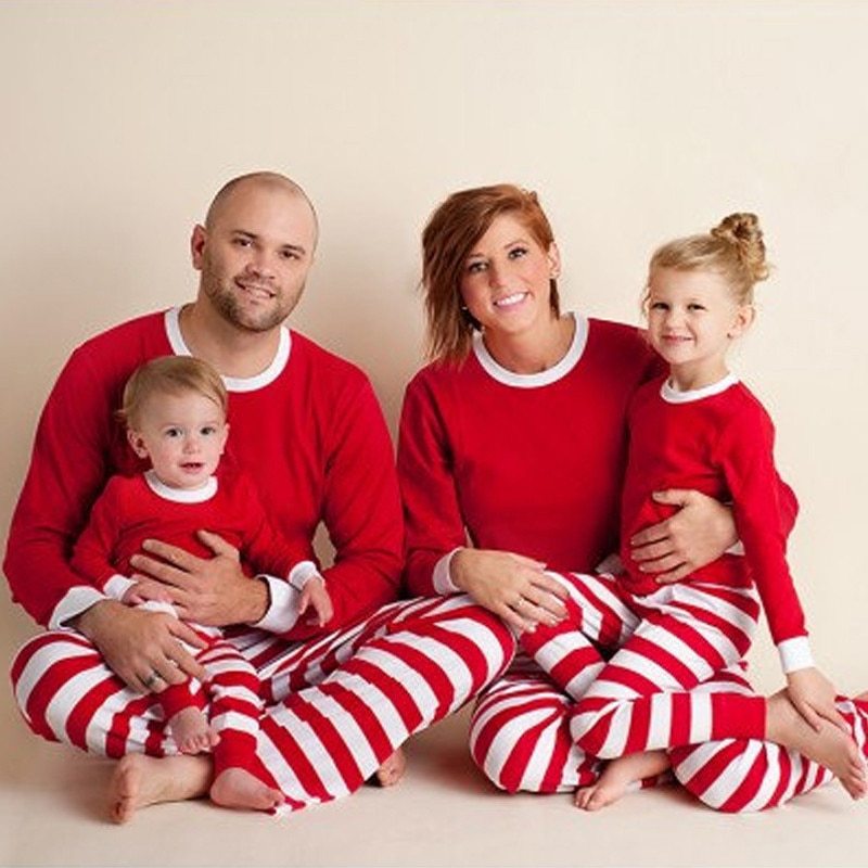 Striped Holiday Cheer PJs