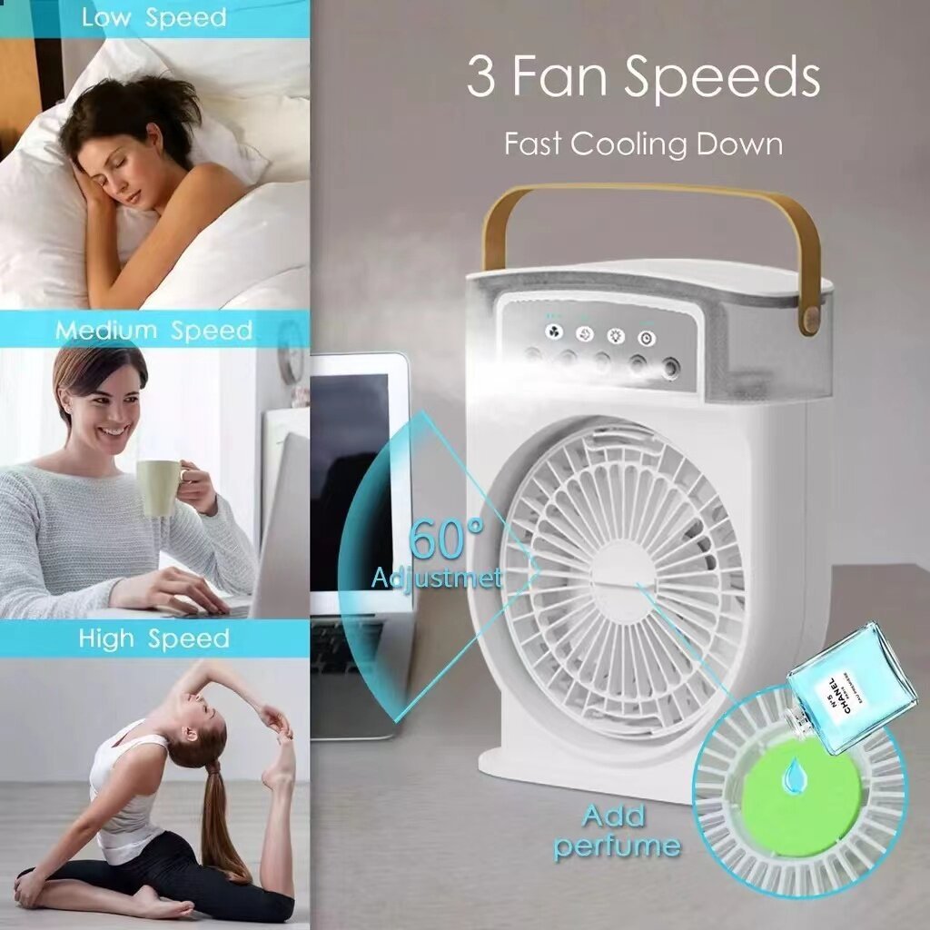 3-in-1 USB Fan & Humidifier