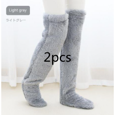 CozyKnee Plush Knee-High Winter Socks
