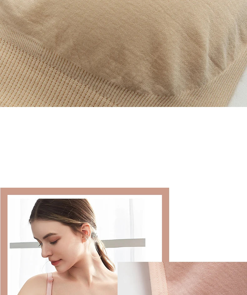 Plus Size Nursing Bra –Seamless Push-Up Maternity Bra for Breastfeeding