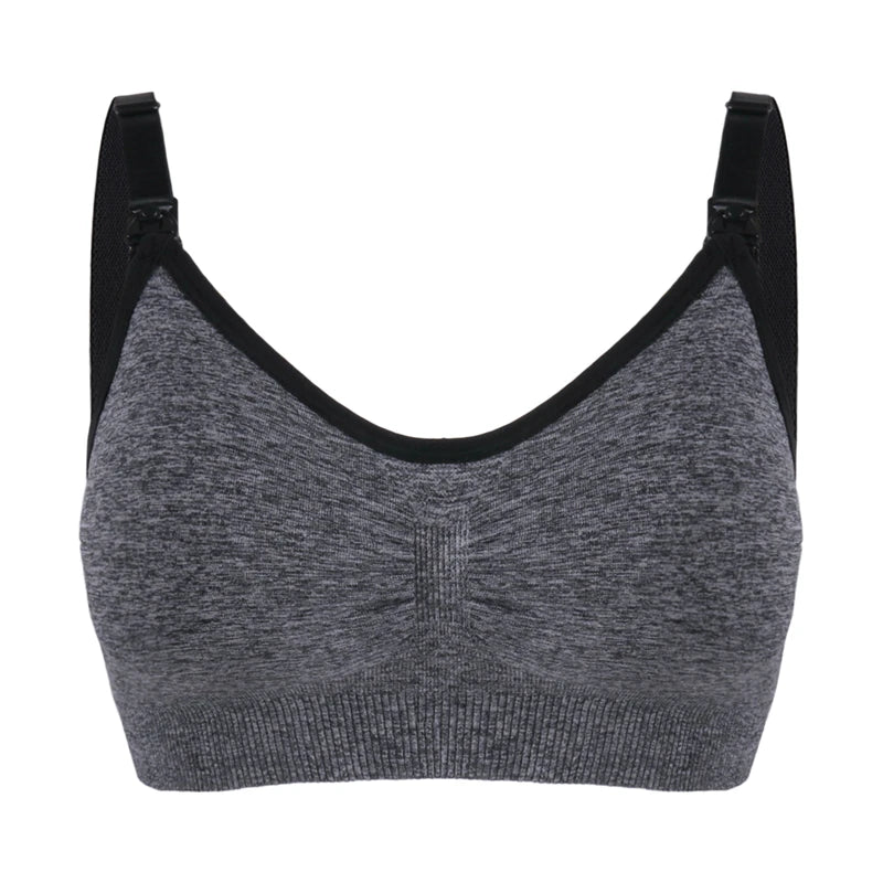 Plus Size Nursing Bra –Seamless Push-Up Maternity Bra for Breastfeeding