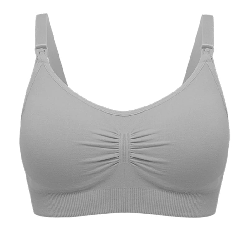 Plus Size Nursing Bra –Seamless Push-Up Maternity Bra for Breastfeeding
