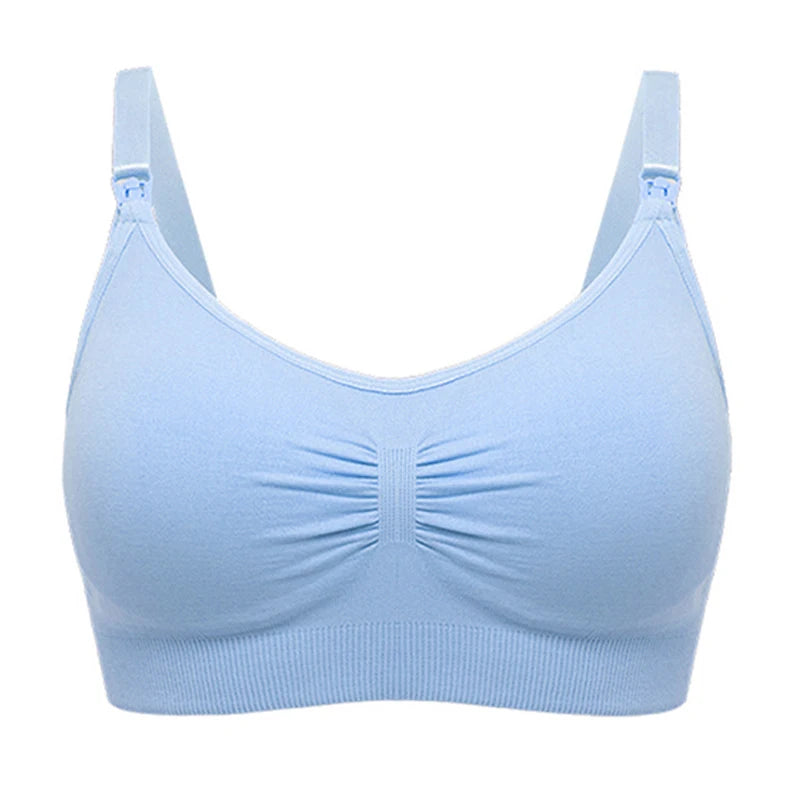 Plus Size Nursing Bra –Seamless Push-Up Maternity Bra for Breastfeeding