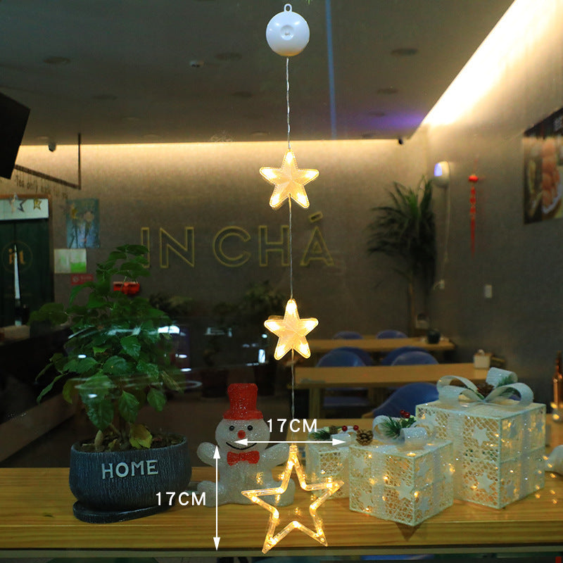 Festive Starlight Trio - LED Window Decor Set