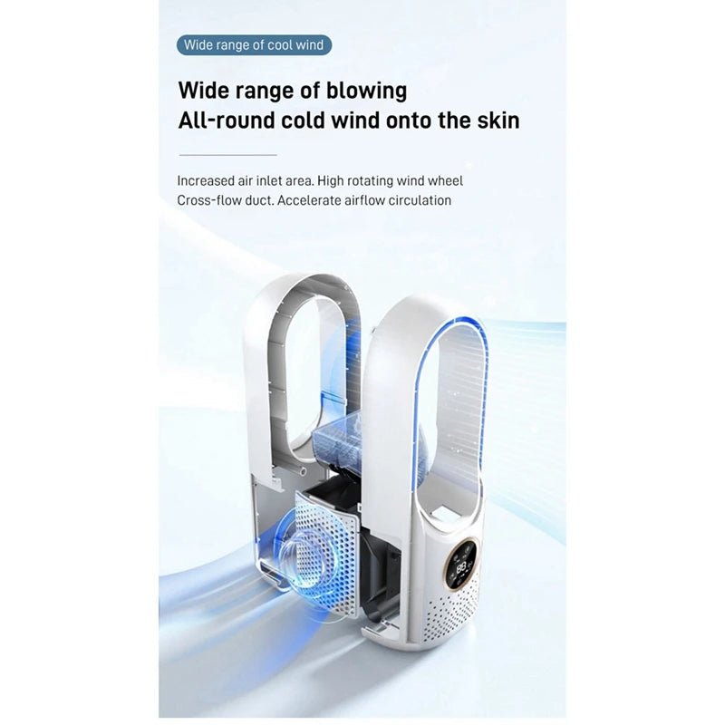 Portable Air Conditioner Electric Fan USB Humidifier
