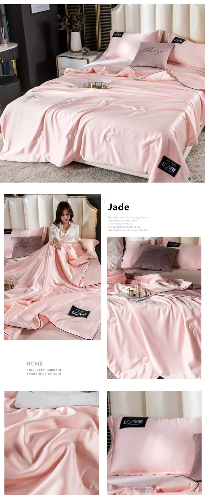 Luxury Summer Ice Silk Comforter Duvet