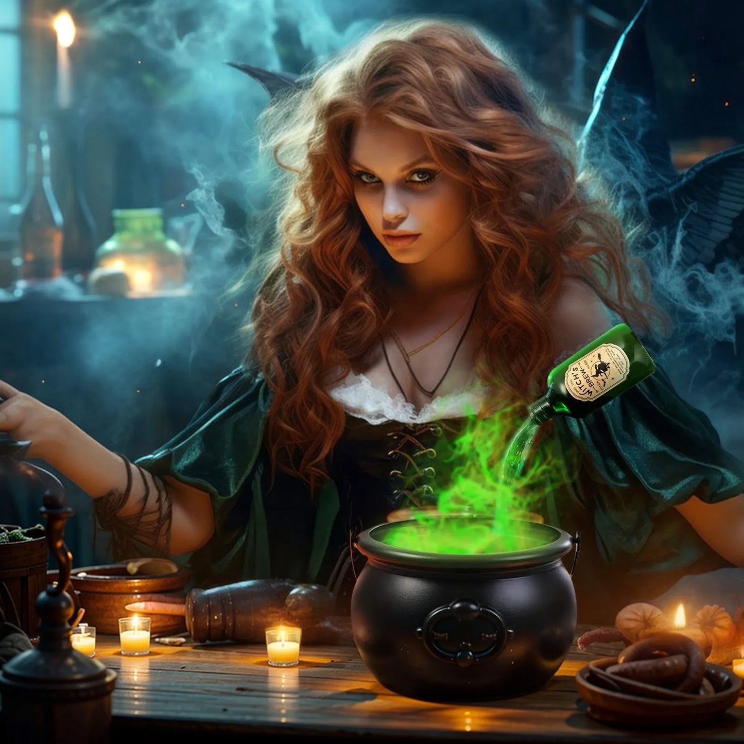 Enchanted Witch’s Cauldron Fog Maker