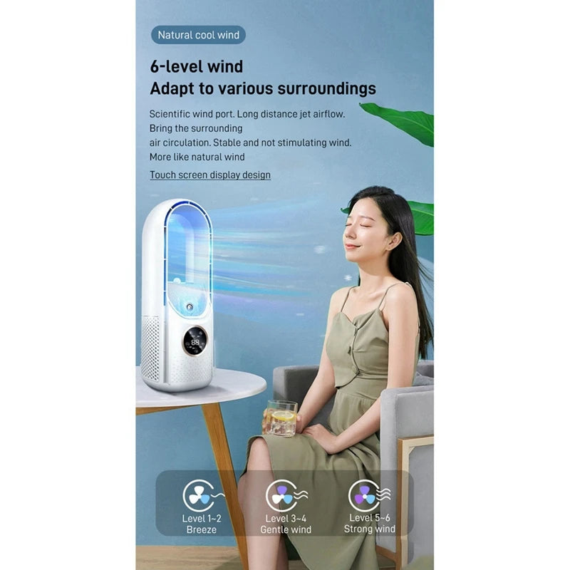 Portable Air Conditioner Electric Fan USB Humidifier