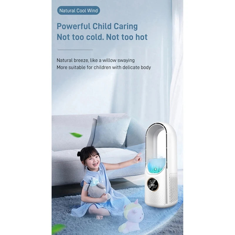 Portable Air Conditioner Electric Fan USB Humidifier
