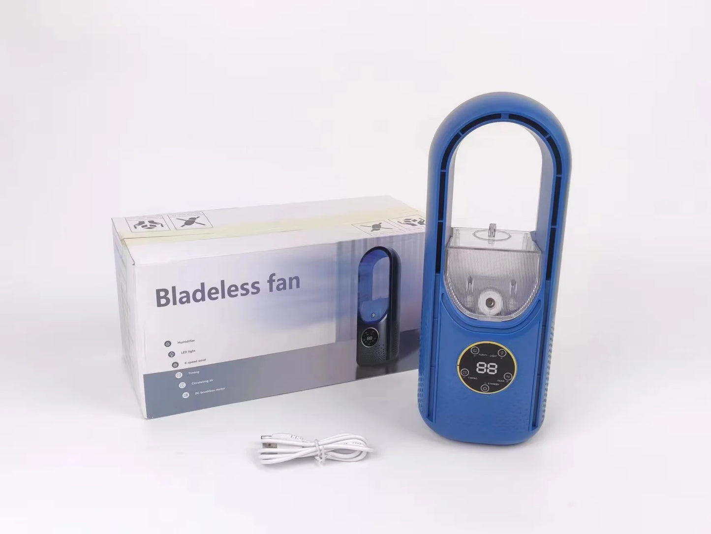 Portable Air Conditioner Electric Fan USB Humidifier