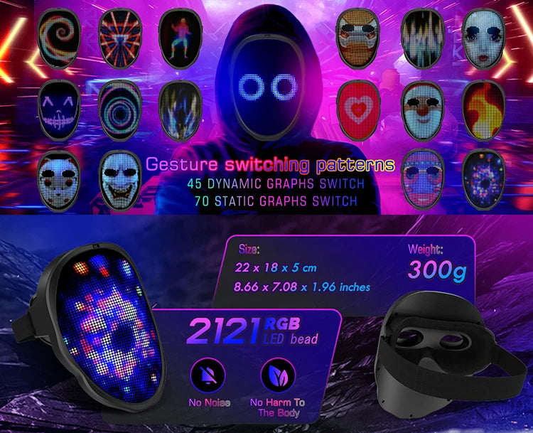 GlowMorph LED Mask Pro
