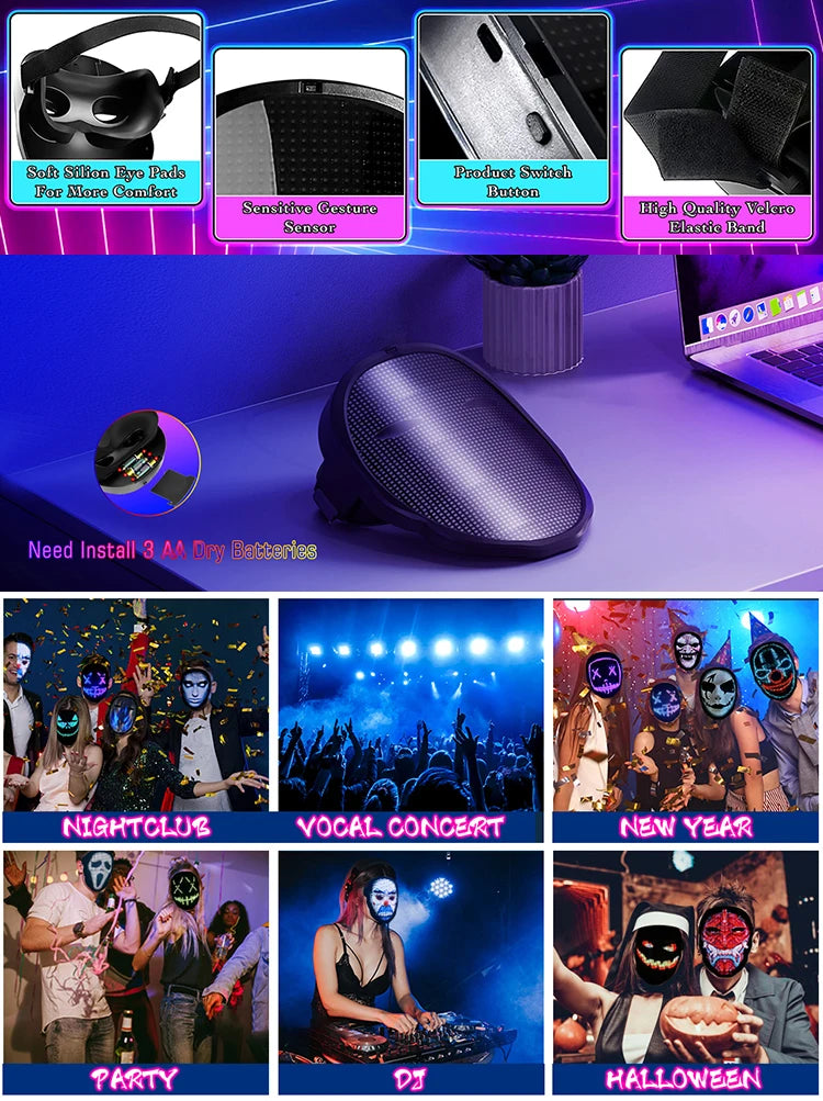 GlowMorph LED Mask Pro