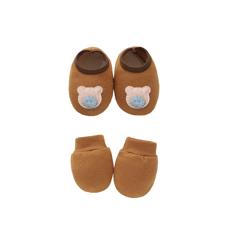Baby Cotton Hat, Mittens & Baby Foot Cover