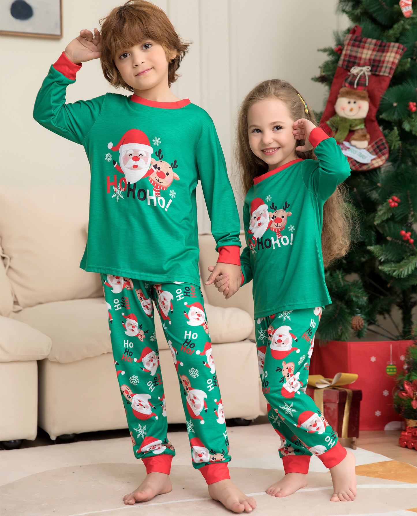 Santa's Cozy Family Pajama Set