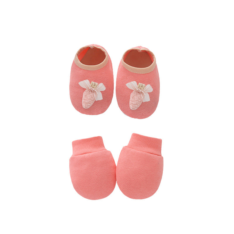 Baby Cotton Hat, Mittens & Baby Foot Cover