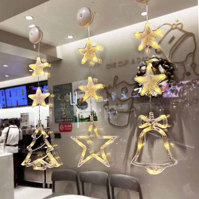 Festive Starlight Trio - LED Window Decor Set