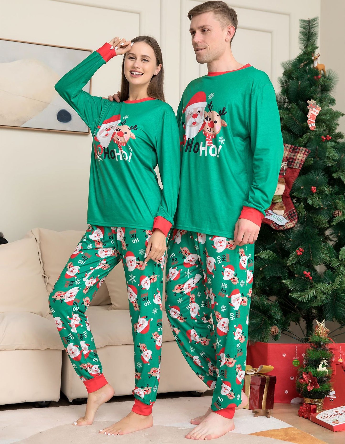 Santa's Cozy Family Pajama Set
