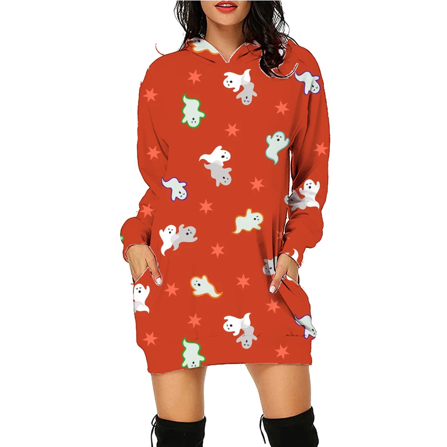 Witchy Hooded Halloween Top