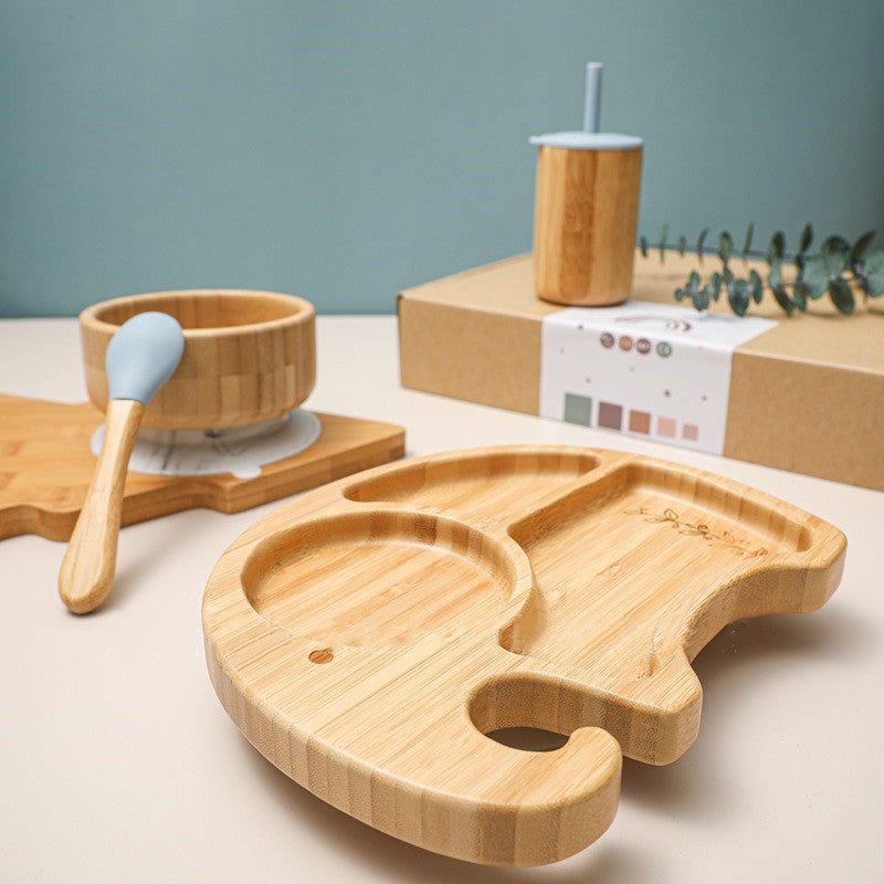 ECO-Friendly Elephant Bamboo Dinner Set