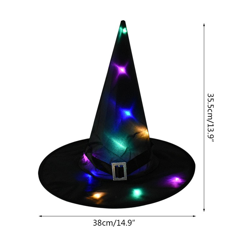 MagiGlow LED Witch Hat