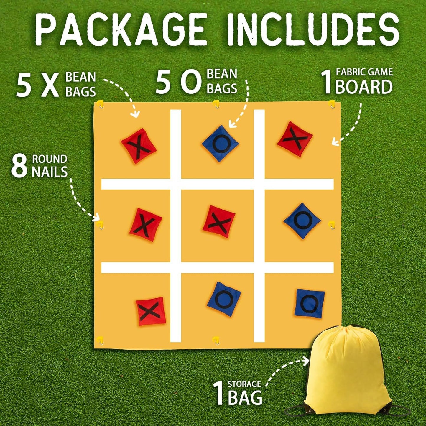 Giant Tic Tac Toe Toss Game Set