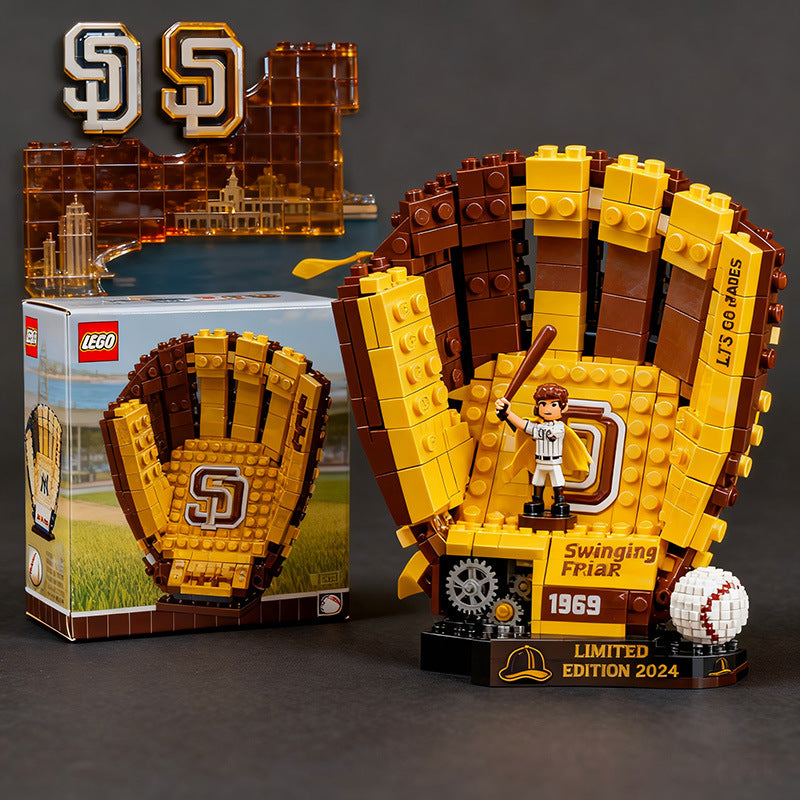 All-Star Baseball Stadium Building Block Set (800+ Pieces)