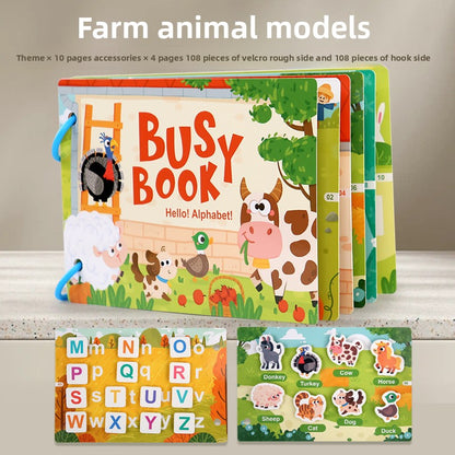 FarmFun Reusable Sticker Puzzle Book