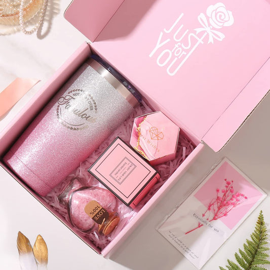 BlushBloom Handmade Soap & Candle Spa Gift Set