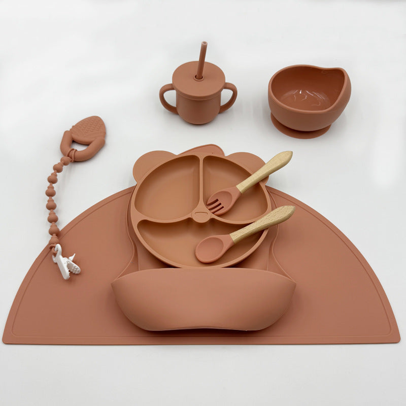 TinyFeast 10-Piece Silicone Baby Feeding Set