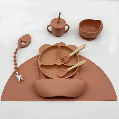 TinyFeast 10-Piece Silicone Baby Feeding Set