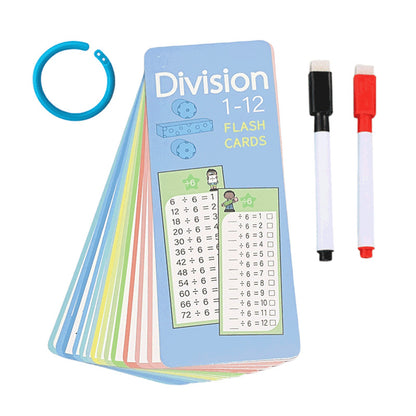 Reusable Math Flash Cards Set