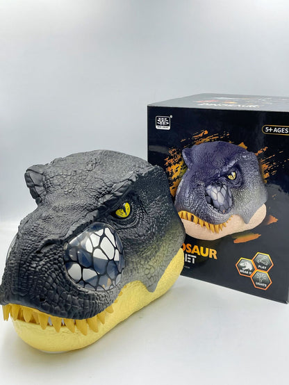 Realistic Velociraptor Dinosaur Mask with Sound