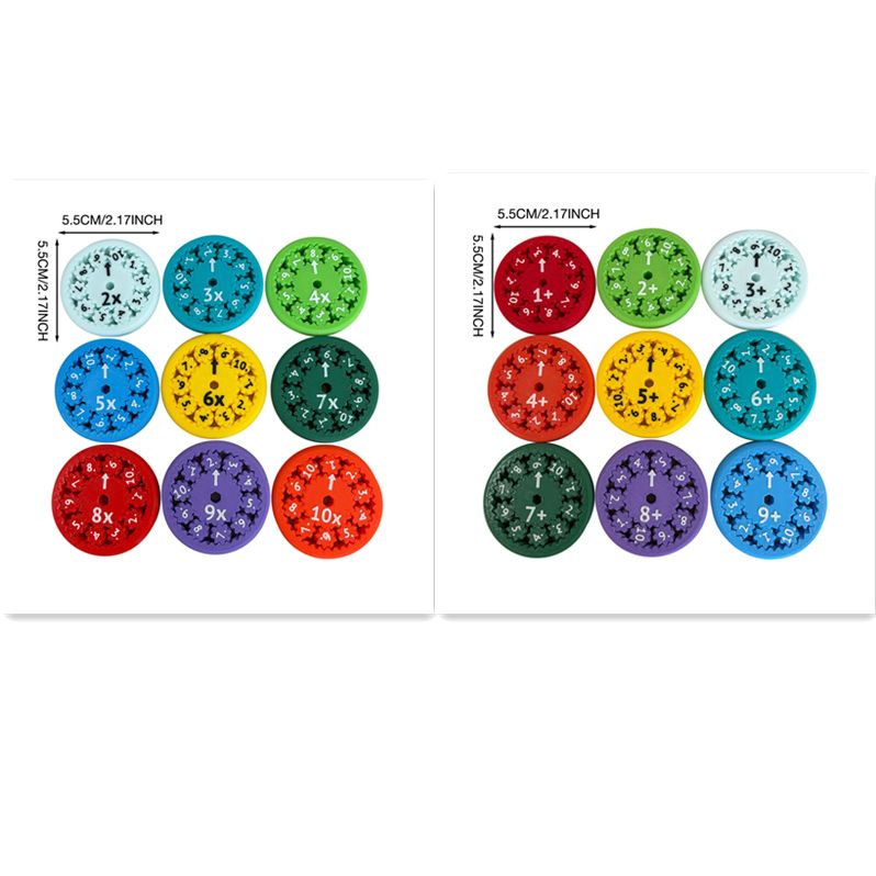 BrightMinds Math Spinner Set