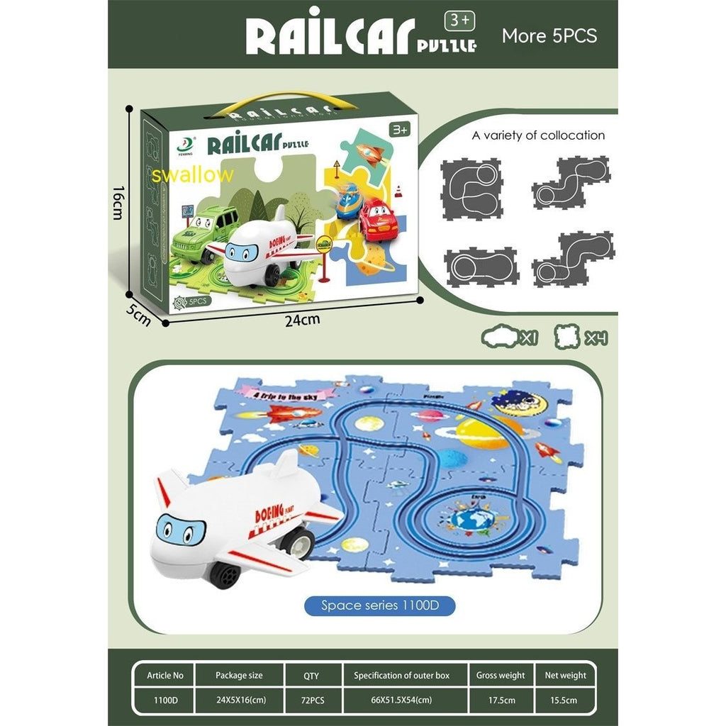 TrackTrek Electric Puzzle Rail Set