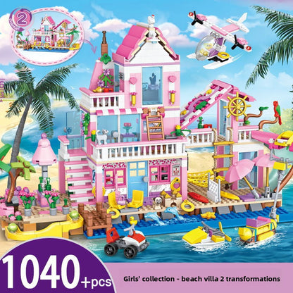 Enchanted Dream Castle Building Block Set (504–1050 Pieces)