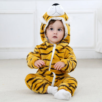 Cozy Cub Hooded Romper
