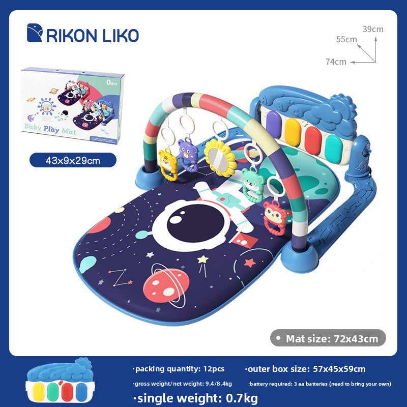 3-in-1 Baby Activity Play Gym & Kick Piano Mat