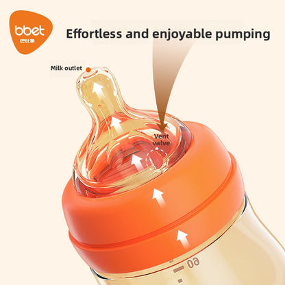 Newborn Anti-Colic Silicone Baby Bottle (90ml