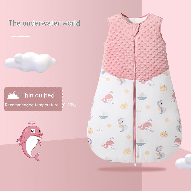 Pure Cotton Newborn Vest-style Baby Sleeping Bag
